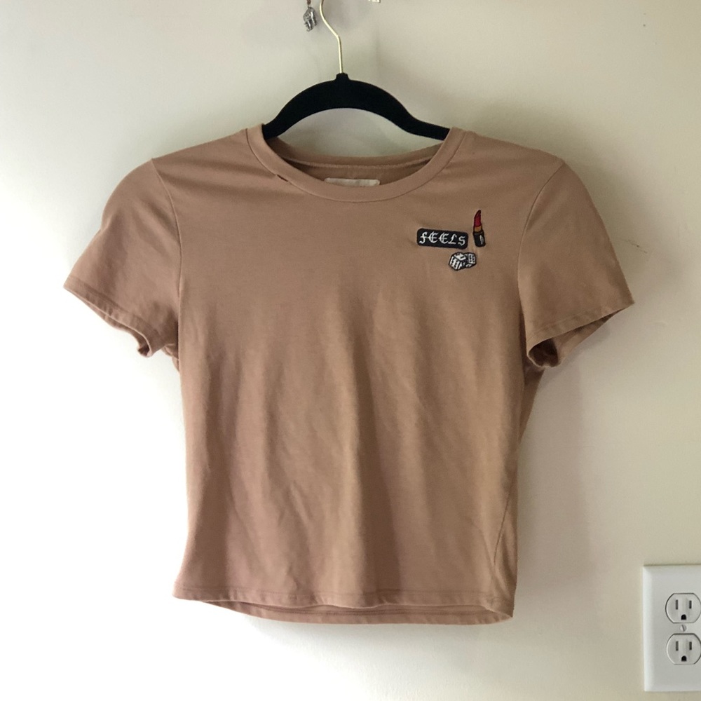 Tan/Beige Feels Crop Top
